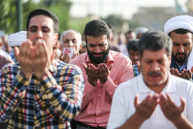 اقامه نماز عید سعید فطر - حرم حضرت عبدالعظیم حسنی